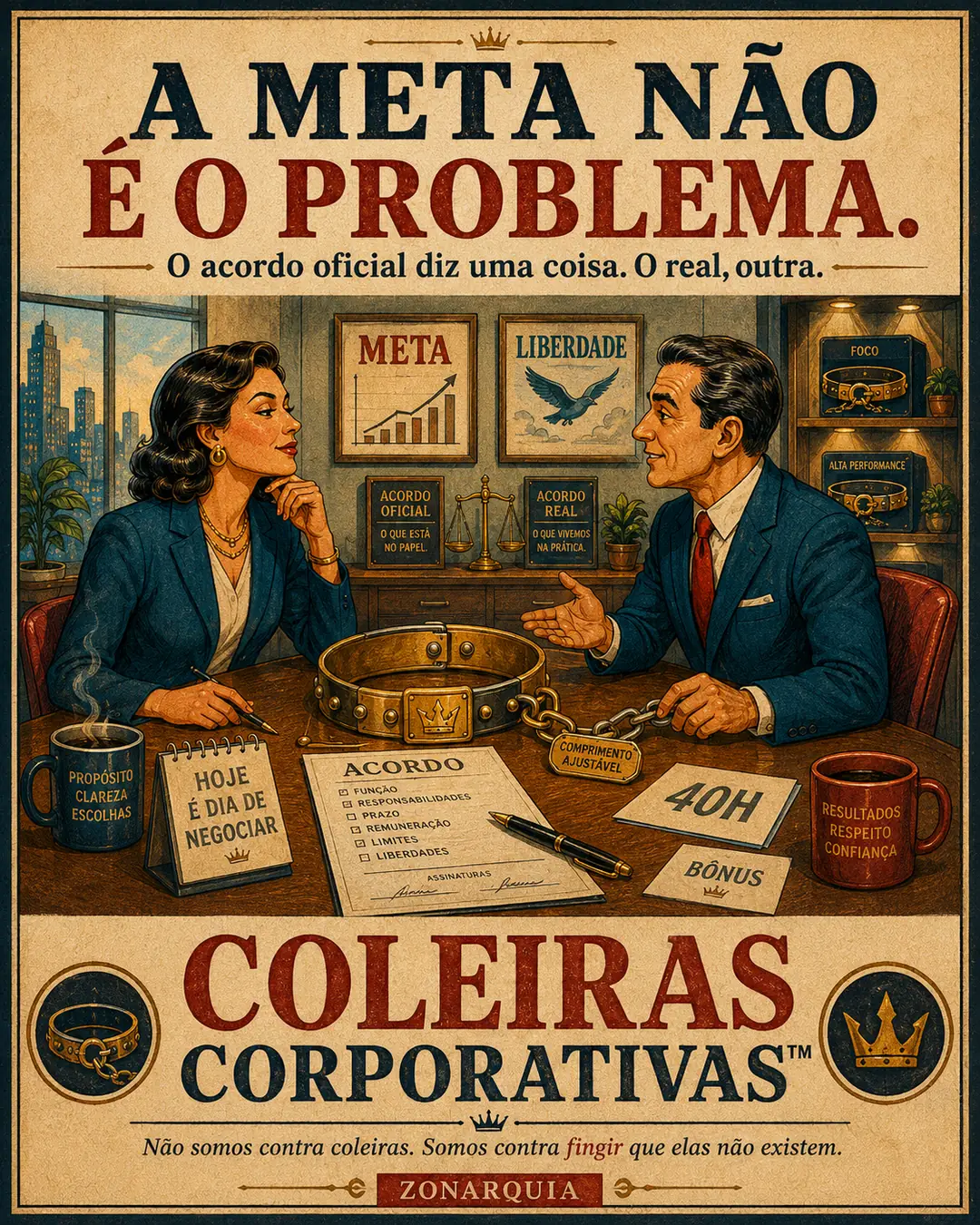 # A META NÃO É O PROBLEMA.