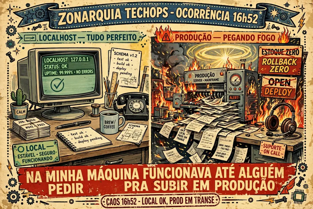 Na minha máquina funcionava até alguém pedir para subir em produção