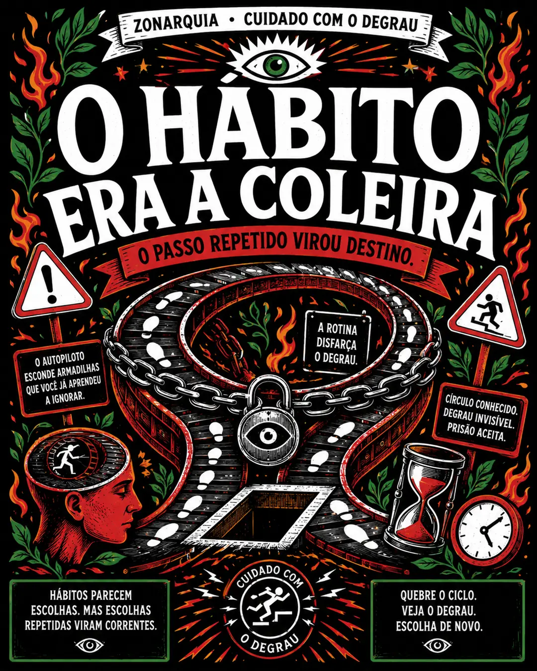 O HÁBITO ERA A COLEIRA