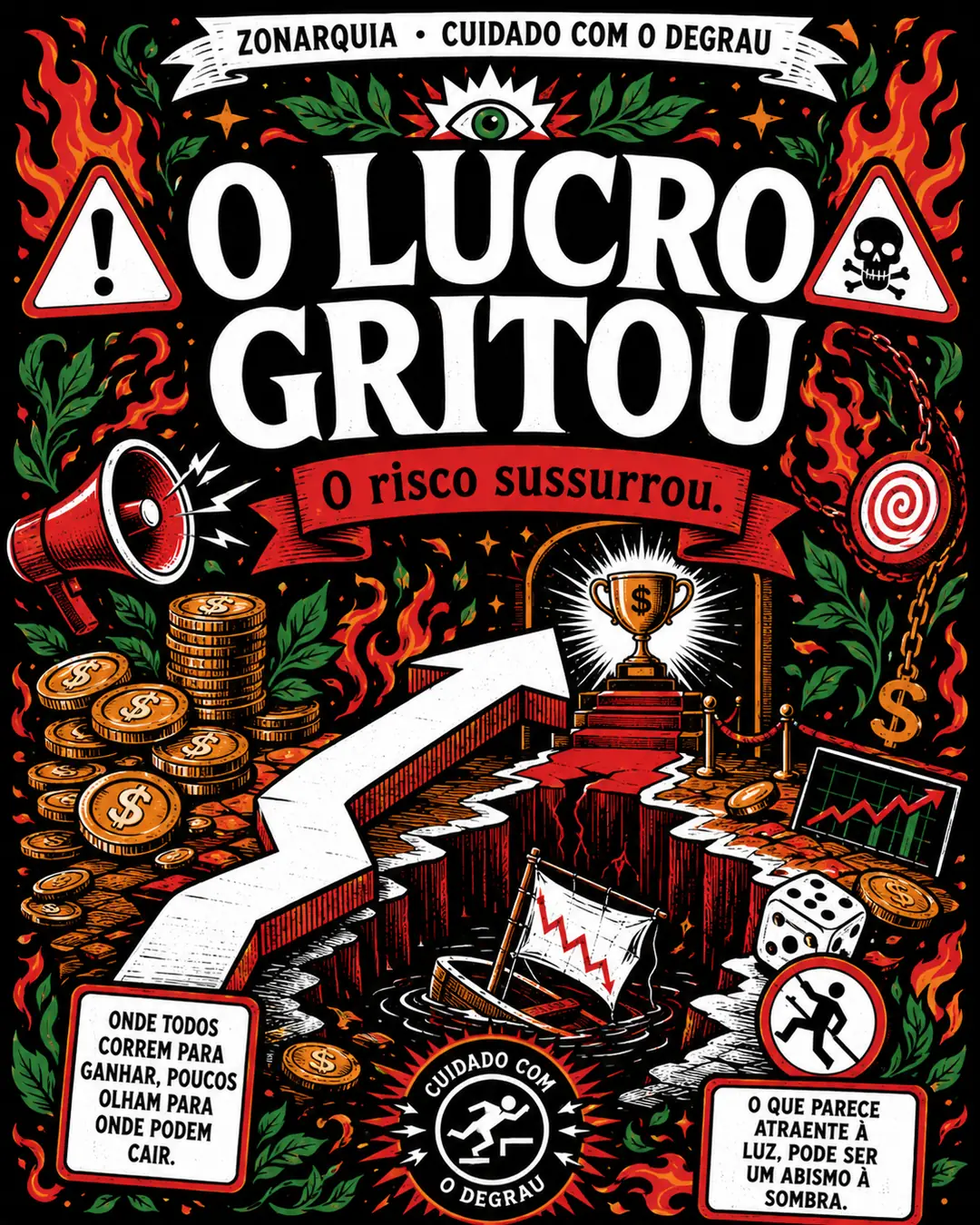 O LUCRO GRITOU