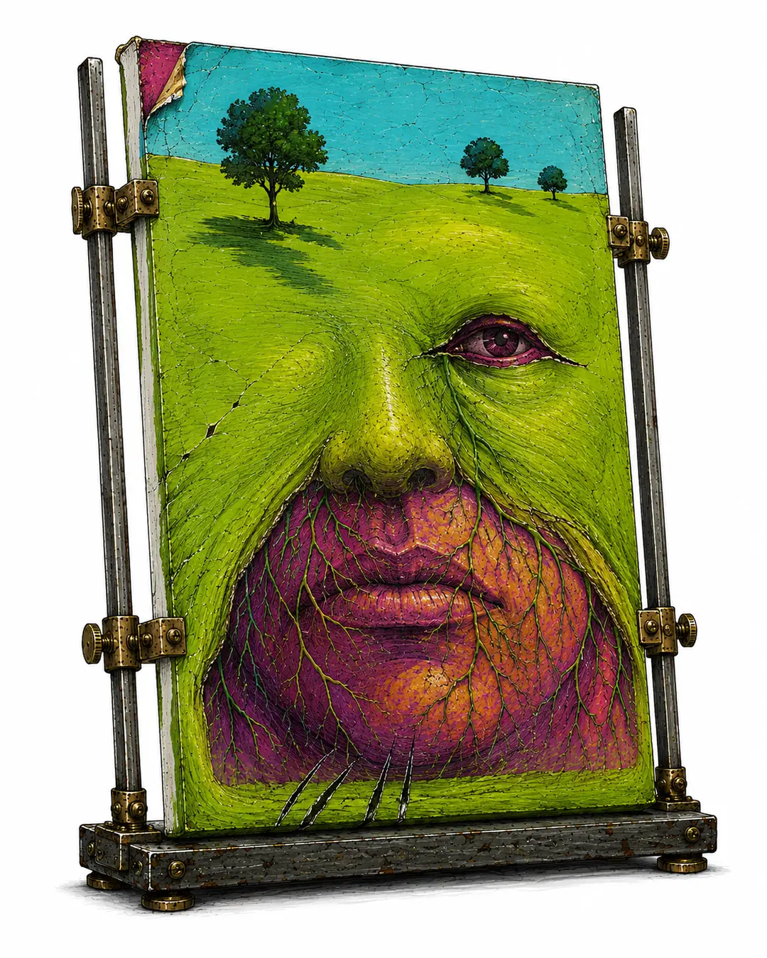 O QUADRO DE BAIXO NÃO PAROU DE PENSAR